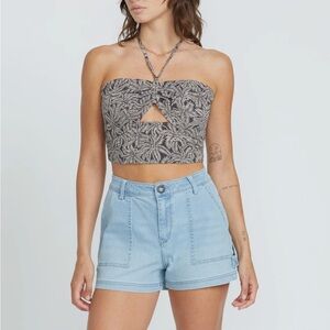 NWT Volcom Jean Shorts size 28